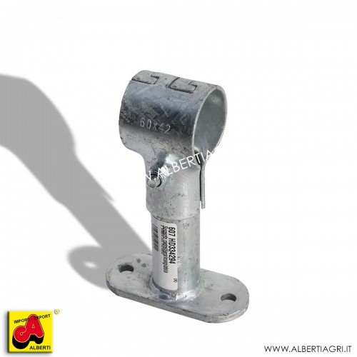 Supporto rastrelliera/mangiatoia 2''x13 cm con morsetto