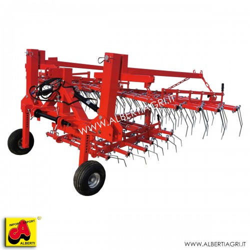 Arieggiatore/sarchiatore 4,5 mt con ripiegamento idraulico