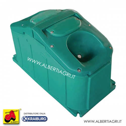 Abbeveratoio a galleggiante termico doppio 100x50x60h | 80lt