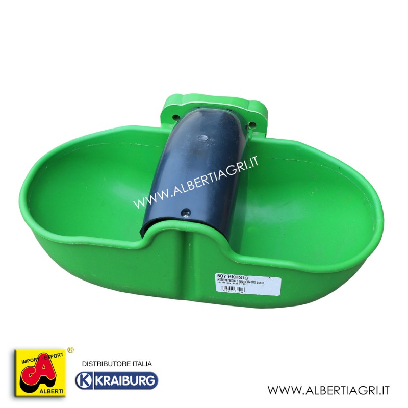 607 HKHS13_b Abbeveratoio doppio livello costante PP 45x19x26h / 6lt