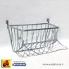 Mangiatoia 85x42xh59,5 cm per cavalli con retro e ganci