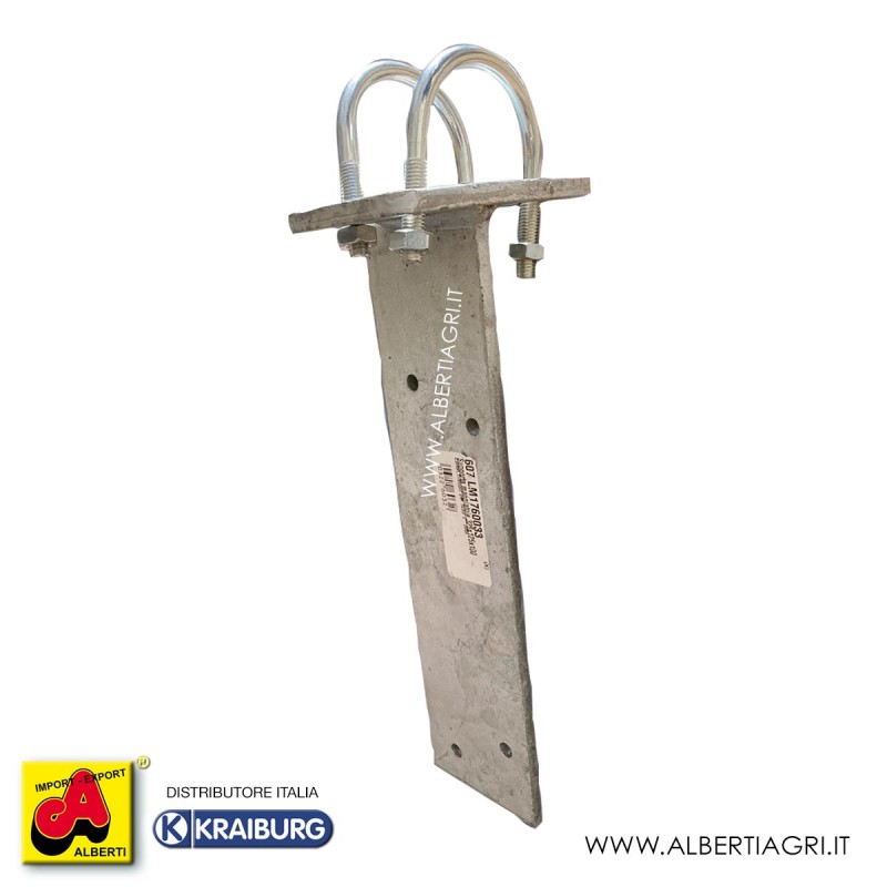 607 LM1760033_a Supporto mangiatoie 325x125x100  cavall.filettati per tubo 2" (60)