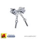 607 AMW16-OB101^2_a Supporto a 2 attacchi inclinato