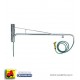 607 HD334102_h Doccia cavalli telaio zincato 1,5 0-2,50mt + tubo acqua 7m + pistol a 1/2''