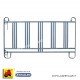 607 AMW03-PT300PK_a Pannello recinto L300x176 fence c/tubi verticali