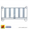 Pannello recinto L300x176 fence con tubi verticali
