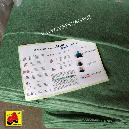 565 TH5G980025160_a Telo prot.paglia Agri-best 160 g/mq 9,8x25m 245mq
