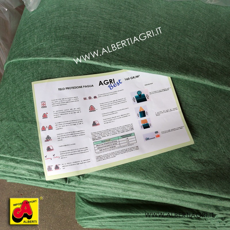 565 TH5G980025160_a Telo prot.paglia Agri-best 160 g/mq 9,8x25m 245mq