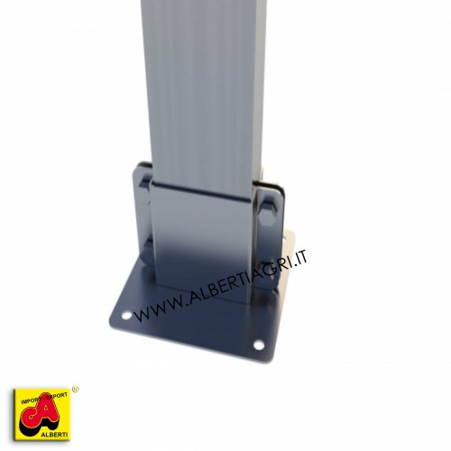607 SM0ME-13_a Supporto 100x50 base con fissaggi laterali