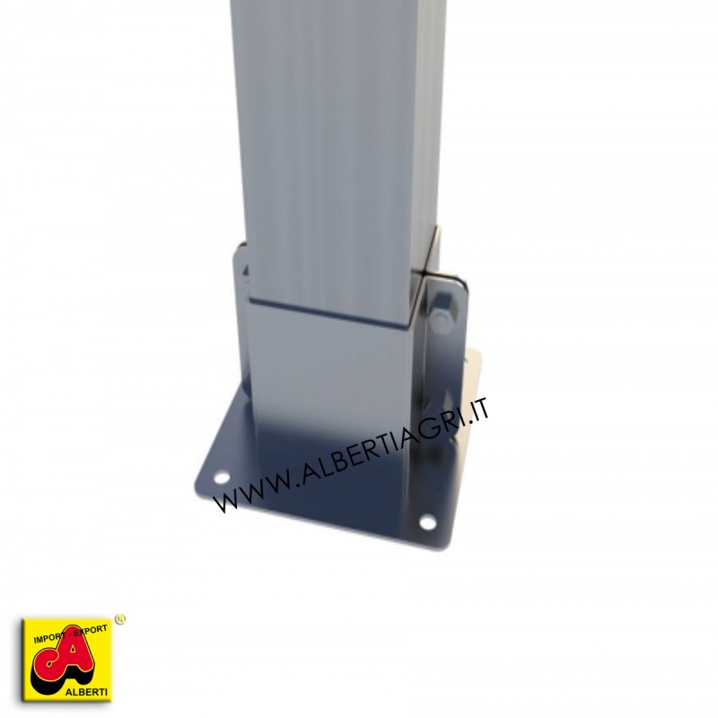 607 SMMM-13_a Supporto  base 100x100 con fissaggi laterali