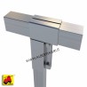 607 SM00EE-12_a Supporto a T terminale 50x50  con fissaggio interno