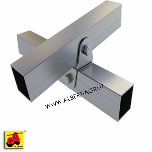 607 SM00EE-16_a Supporto doppia U a croce 50x50 - 50x100 607 SMSLEE-16  607 SM0ME-16