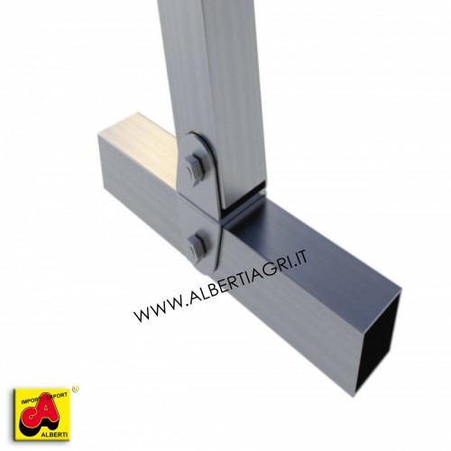 607 SM00EE-17_a Supporto 50x50 - 50x100 doppia U in linea  607 SMSLEE-17  607 SM0ME-17