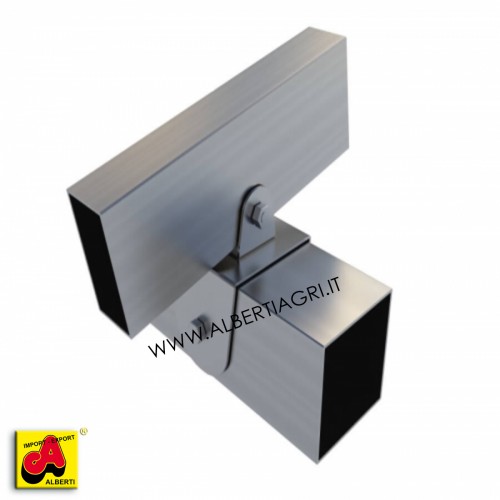 607 SM0EM-16_a Supporto 100x100/100x50 doppia U a croce