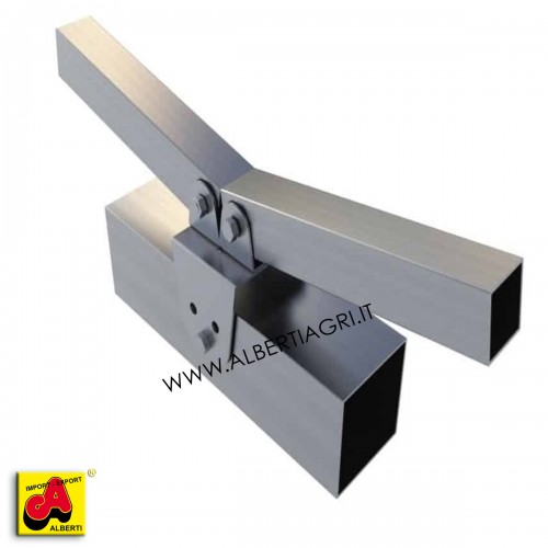 607 SM0EM-19_a Supporto a U a croce 100/2x50 in linea