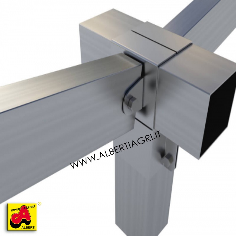 607 SM0EM-59_a Supporto centr.: 3 vie 100x100 + 2 oscillanti laterali 100x50