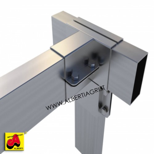 607 SM0ME-06_a Supporto ang. centr. 4 vie 100x50