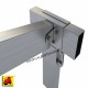 607 SM0ME-07_a Supporto a 3 vie T ang.100x50+ 1 oscillante laterale