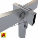607 SM0ME-10_a Supporto a 4 vie 100x50 + 1 oscillante laterale