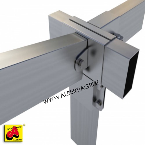 607 SM0ME-10_a Supporto a 4 vie 100x50 + 1 oscillante laterale