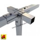 607 SMSLBE-08_a Supporto 25x25 a 5 vie senza alette