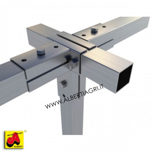Supporto 25x25 a 5 vie senza alette