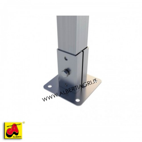 Supporto 25x25 base  senza alette