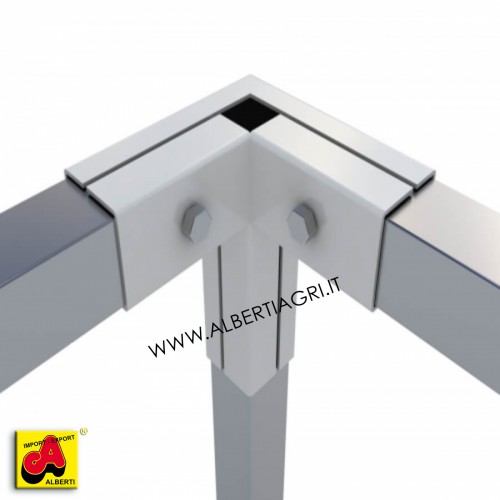 Supporto angolare verticale 50x50 senza alette