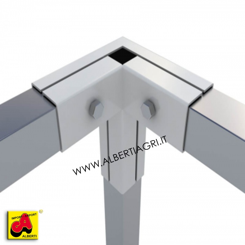 607 SMSLEE-01_a Supporto angolare verticale 50x50 senza alette