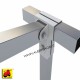 607 SMSLEE-07_a Supporto 50x50 a T ang.+ 1 oscillante laterale senza alette