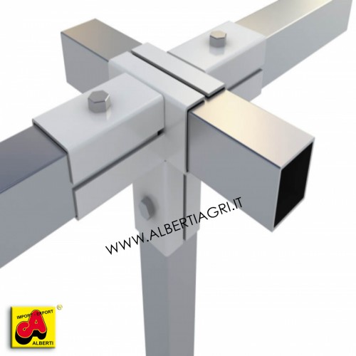 Supporto 50x50 a 5 vie senza alette