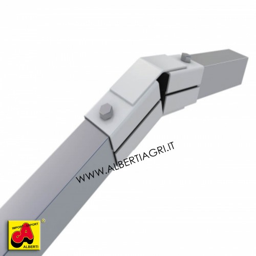 Morsetto 50x50 colmo terminale