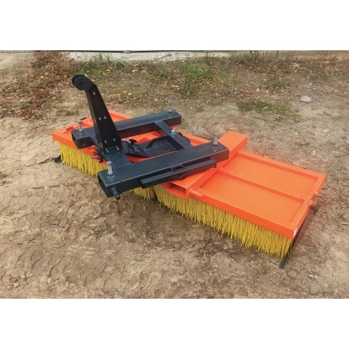 Attacco girevole per spazzatrici muletto/trattore