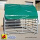 607 HD313080_b Capannina per fence L3,60xP3,00mtc/telo tetto SENZA PANNELLI