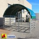 607 HD313080_c Capannina per fence L3,60xP3,00mtc/telo tetto SENZA PANNELLI