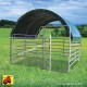 607 HD313080_f Capannina per fence L3,60xP3,00mtc/telo tetto SENZA PANNELLI
