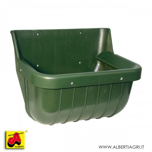 607 AK32582_a Mangiatoia in plastica da muro 42x30x32h c/bordo protettivo