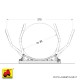 607 RSM2KB_d Pinza caricat.front. rotoballe 80-180cm carico 1000kg c/attacco Kombi
