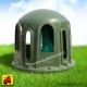 Mangiatoia campana antispreco in plastica con rete 5pt 345mm+5pt180mm 185x165 c/rete antispreco