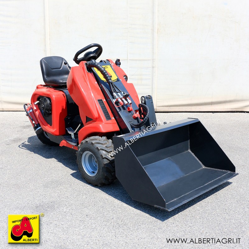 607 HCH130A001-BR_a Mini pala H130 motore benzina RATO R7400 + benna