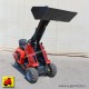 607 HCH130A001-BR_b Mini pala H130 motore benzina RATO R7400 + benna