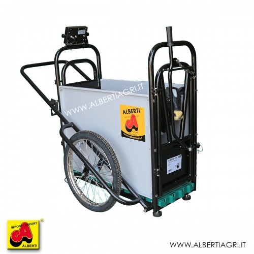 607 KSKBTA1+PESA_a Carrello trasporto vitelli + pesa(bilancia)