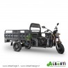 Triciclo elettrico LDR45 grigio con cassone ribaltabile