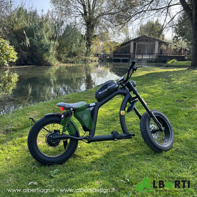 987 XE02727_a Ciclomotore Chopper hawk+coc     elettrico