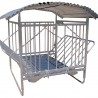 Mangiatoia pecore e capre con due lati regolabili 164x154