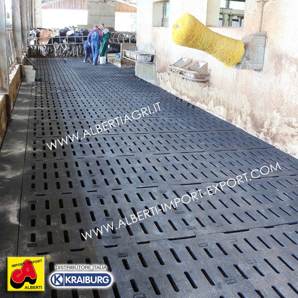 Rivestimento di pavimenti in gomma - 500 x 500 mm - COBA Europe Ltd