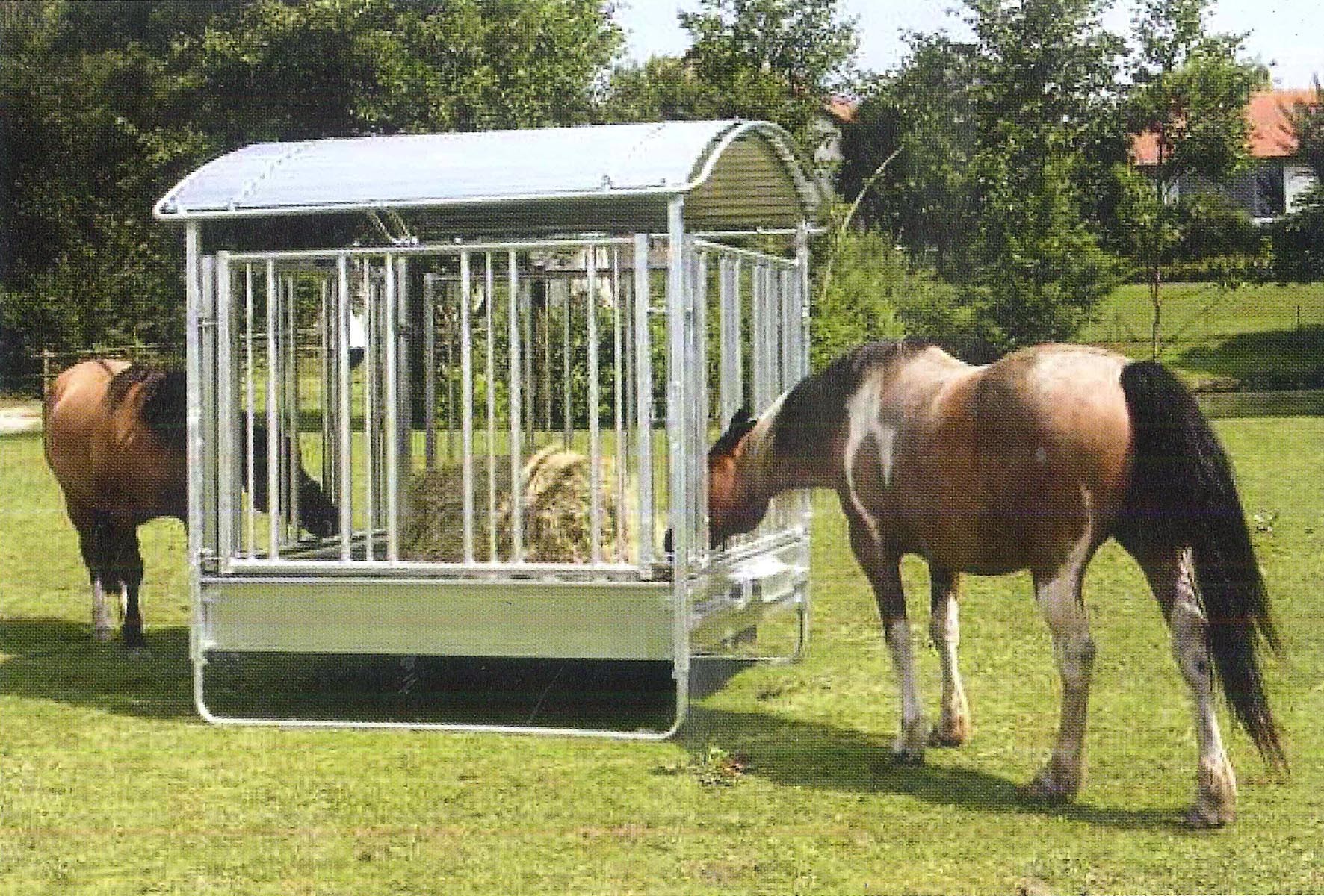 Mangiatoia cavalli 2x2 con barre verticali