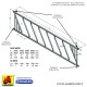 607 AMW07-DP4000C_a Rastrell.vit.inclin.4m 10p./340mm18 mesi