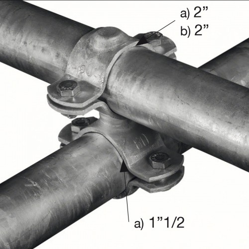 607 LM0300073_a Morsetto saldato a croce 2"x1"1/2(60x48)