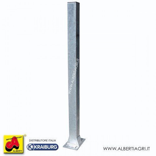 607 AMW11S1003165_a Piantone 100x100x3x1650 con base